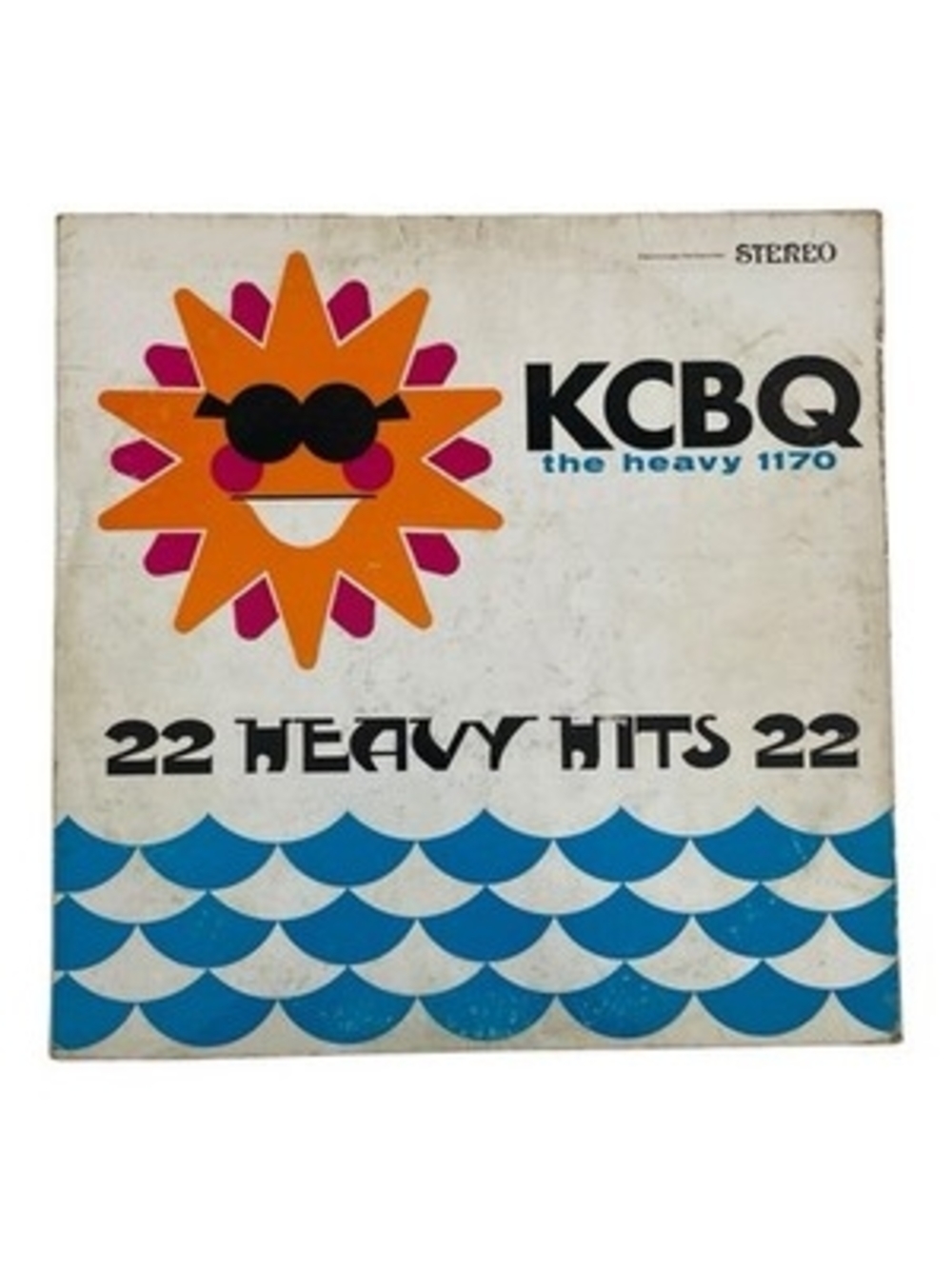 KCBQ San Diego 22 Heavy Hits Compilation LP Vinyl Oldies Post Records VG  Rare